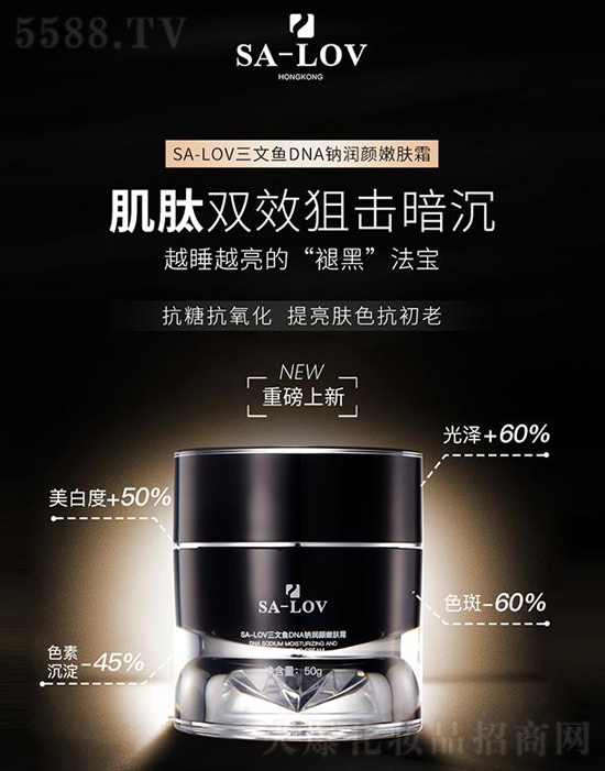 SA-LOV三文魚DNA鈉潤顏嫩膚霜 SA-LOV三文魚DNA鈉潤顏嫩膚霜